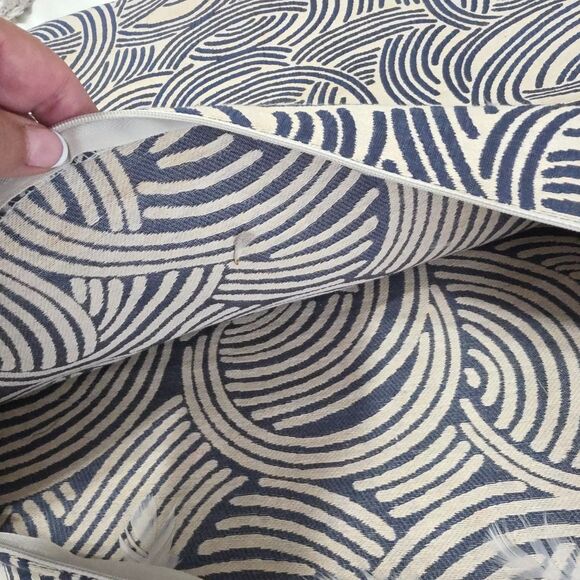 Rodeo Home 20" Navy/Crm Geometric Throw Pillow Covers (2) - Pillows not included - Picture 5 of 11